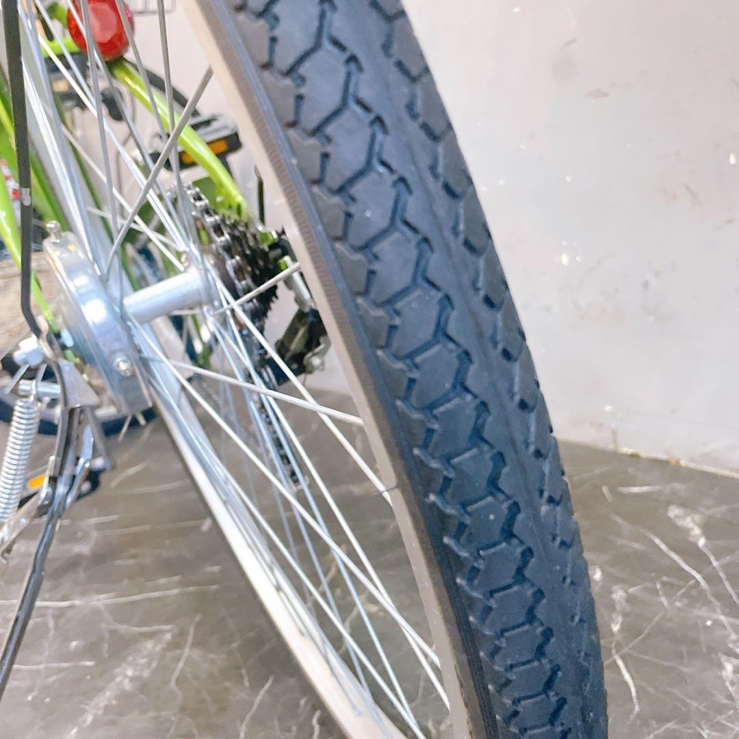 【979】《限定》一般車 シティー車 ELLISE グリーン 27インチ