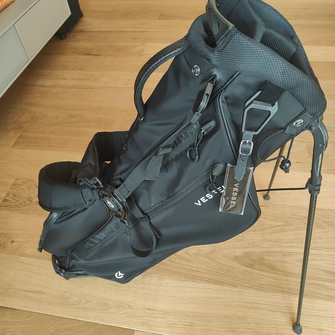 Vessel キャディバッグ ライトスタンド ダブルストラップ プレイヤー 5.0 プロ ダブルストラップ スタンドキャディバッグ(【男性