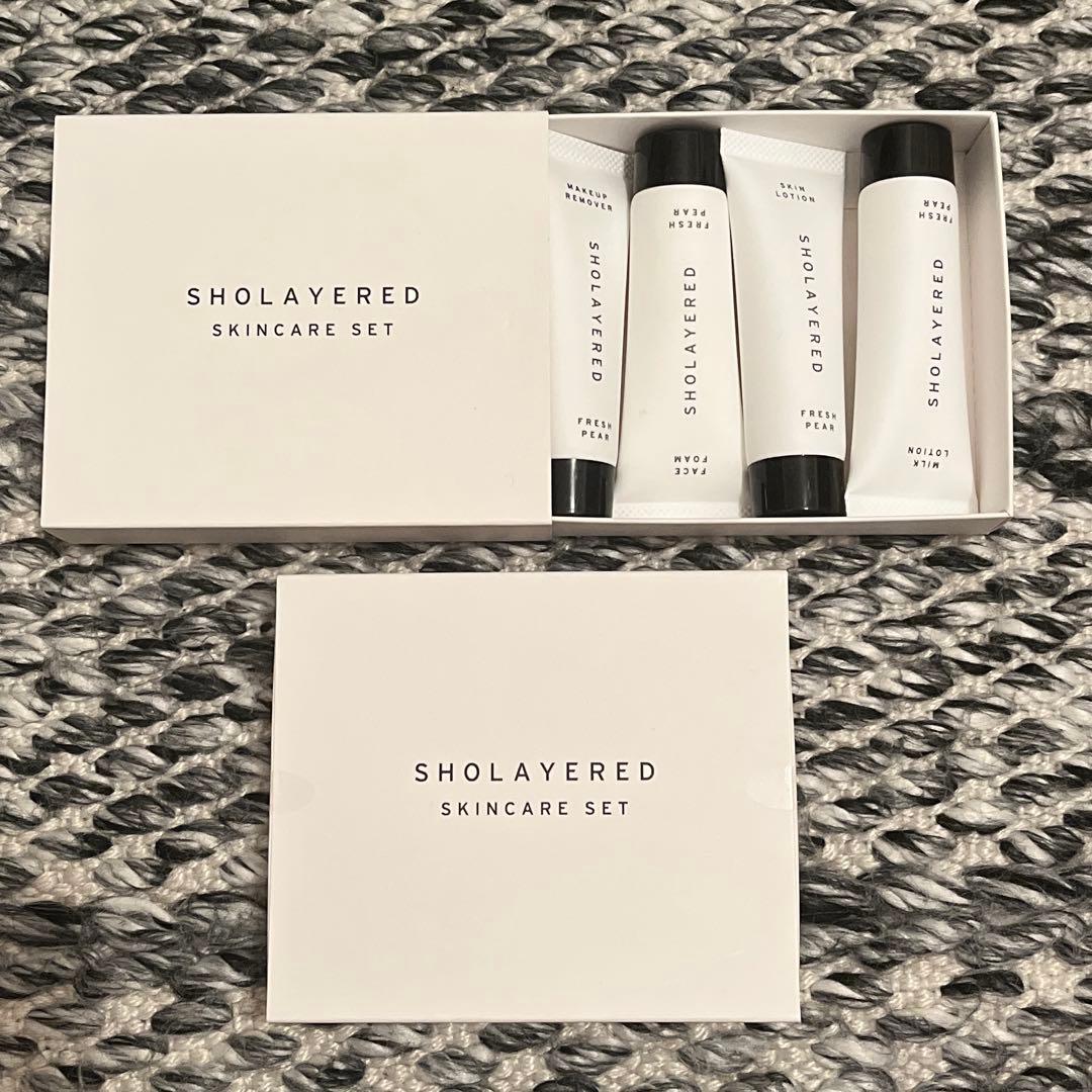 新品未開封】SHOLAYERED SKINCARE SET トライアルセット - メルカリ