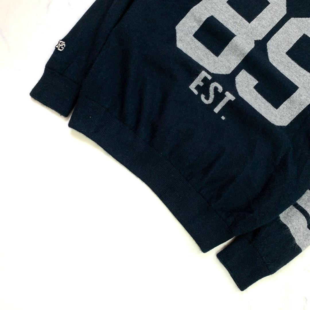 サイズ5】2023年 パーリーゲイツ カシミヤ ニット ネイビー E035