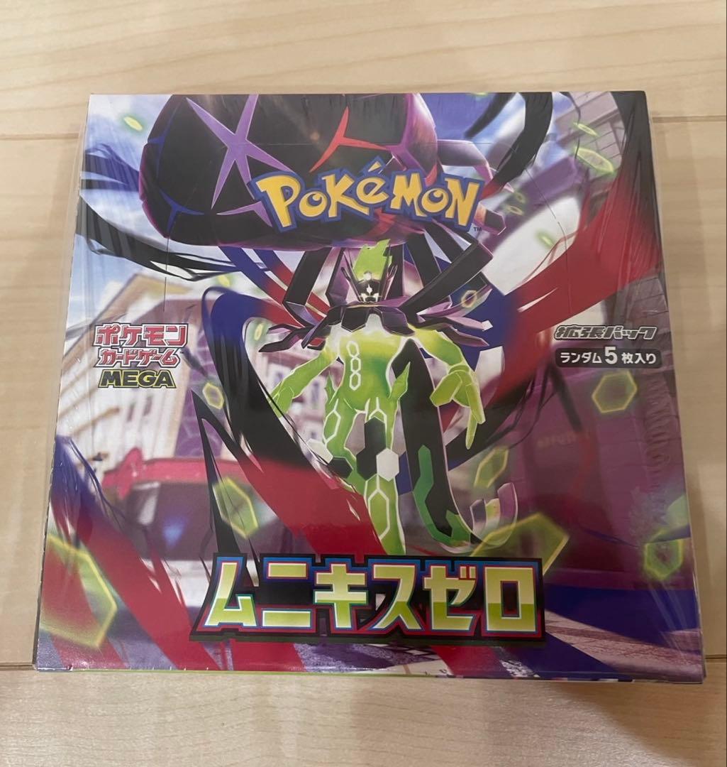 ポケモンカード　ムニキスゼロ　BOX シュリンク付き ポケモンカード ムニキスゼロ BOX 新品未開封 シュリンク付き - メルカリ