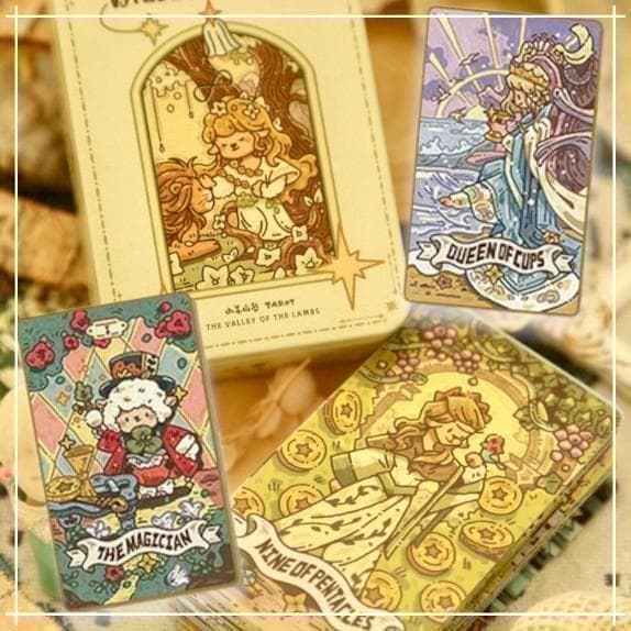 【正規品タロットカード】海外ハンドメイドデッキ✨可愛い羊の谷のカード ミニサイズ 羊の谷のタロットカード｜正規輸入品 | タロクル｜TaroCle (海外