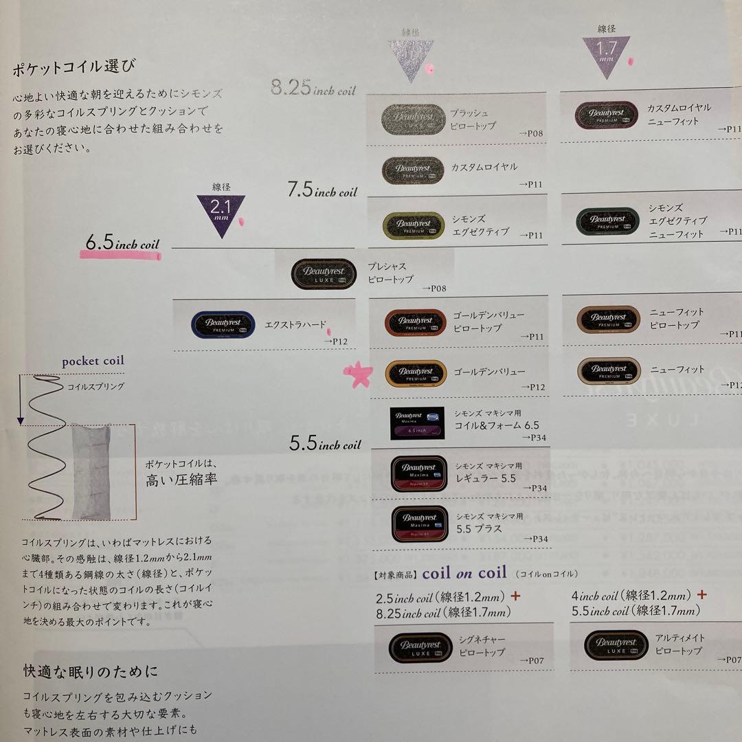 【shioriono＊断捨離中＊ 様　お取置き】シモンズ　ダブルサイズ