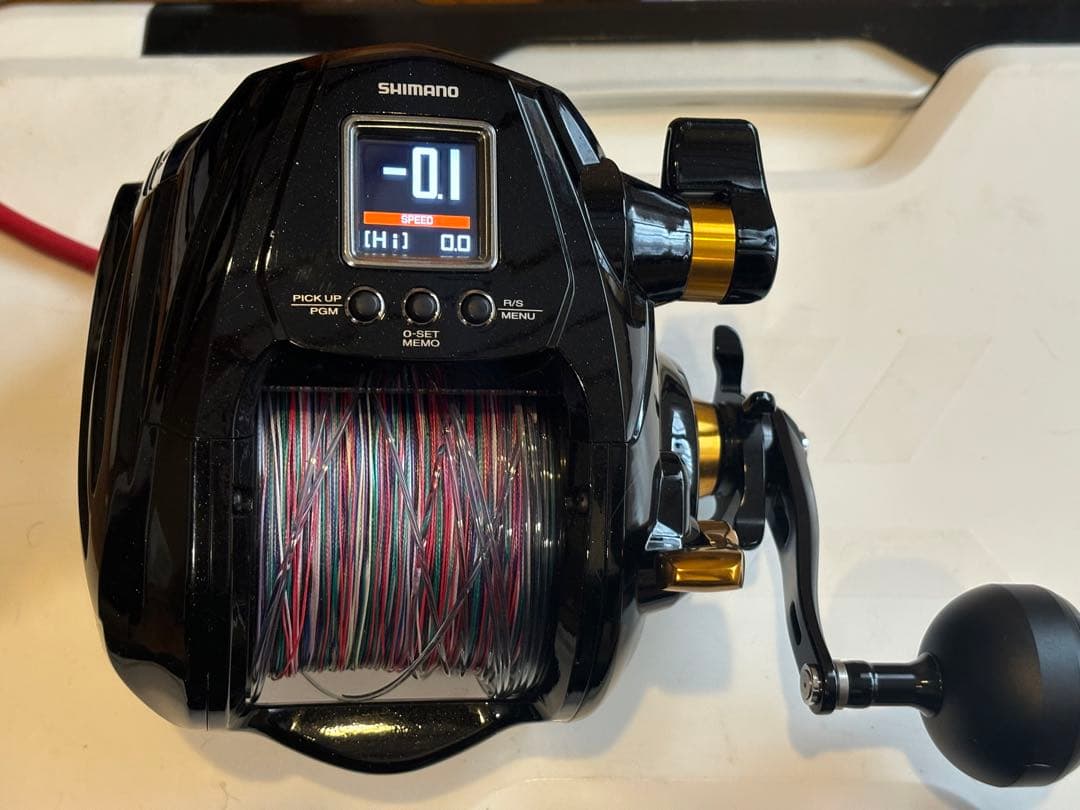 【美品】22ビーストマスター9000（PE8号900m） シマノ（SHIMANO） 22 ビーストマスター 9000 右巻き PEライン8号900m