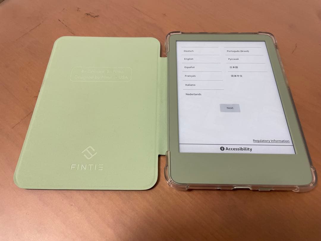 Kindle 11世代 16GB マッチャ 数回使用のみ カバー、フィルム付き