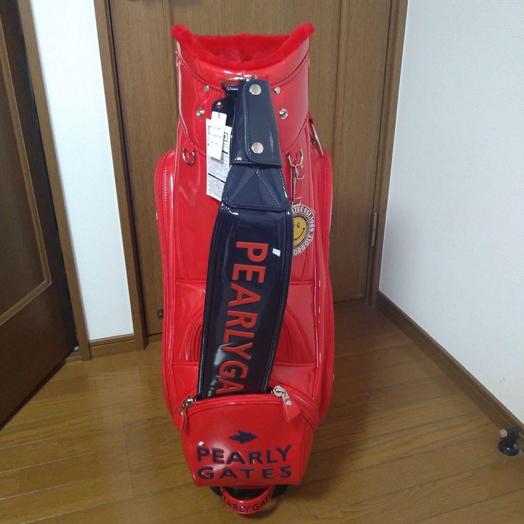 パーリーゲイツ キャディバッグ 赤 正規品 新品未使用 - メルカリ