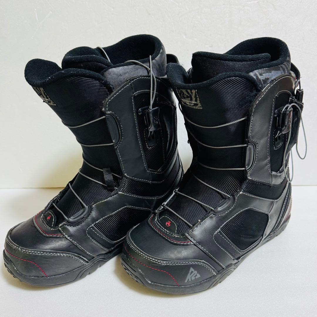 27.5cm K2 スノーボードブーツ 黒 格安激安特価初心者メンズブラック