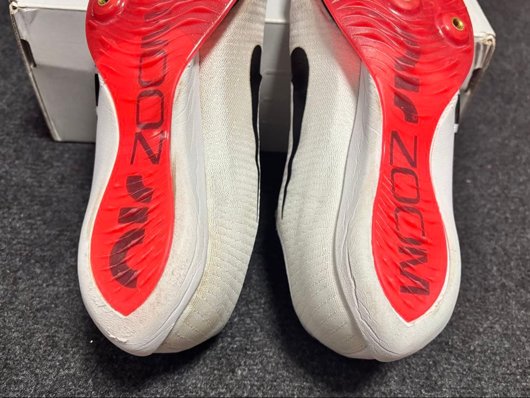 Nike エアズーム マックスフライ【25.5cm】モアテン白 maxfly - メルカリ