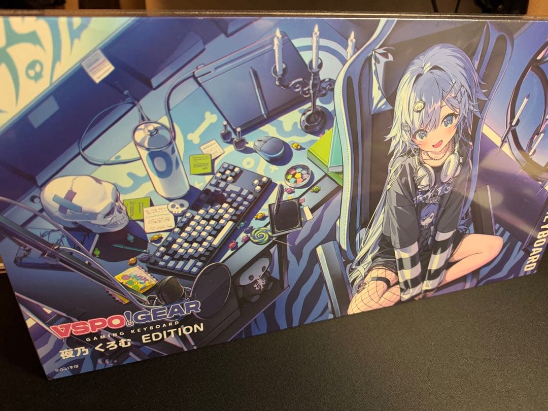 【新品・未開封】VSPO! GEAR ゲーミングキーボード 夜乃くろむ VSPO GEAR GEMING KEYBOARD 夜乃くろむ EDITION ぶいすぽ ゲーミング