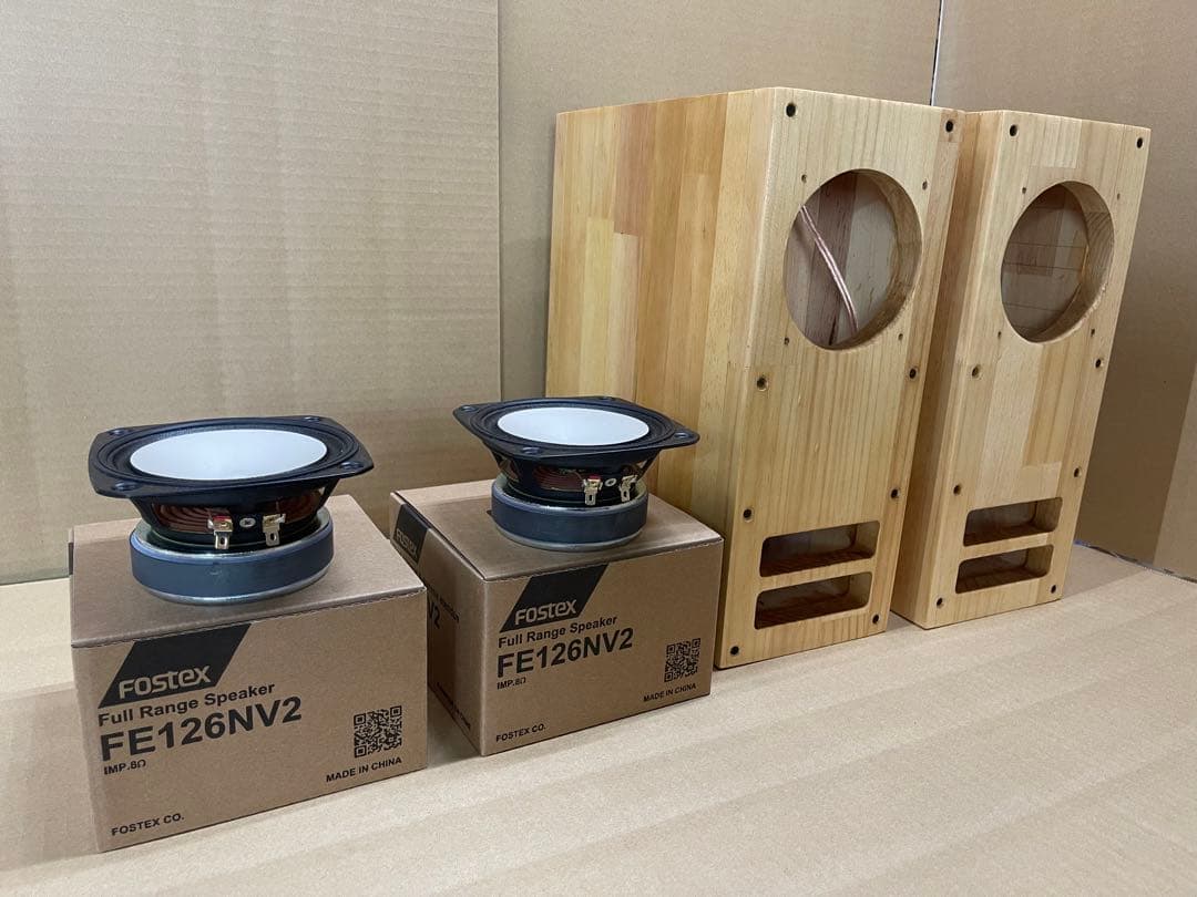 FOSTEX FE126NV2 搭載バックロードスピーカー 自作 - メルカリ