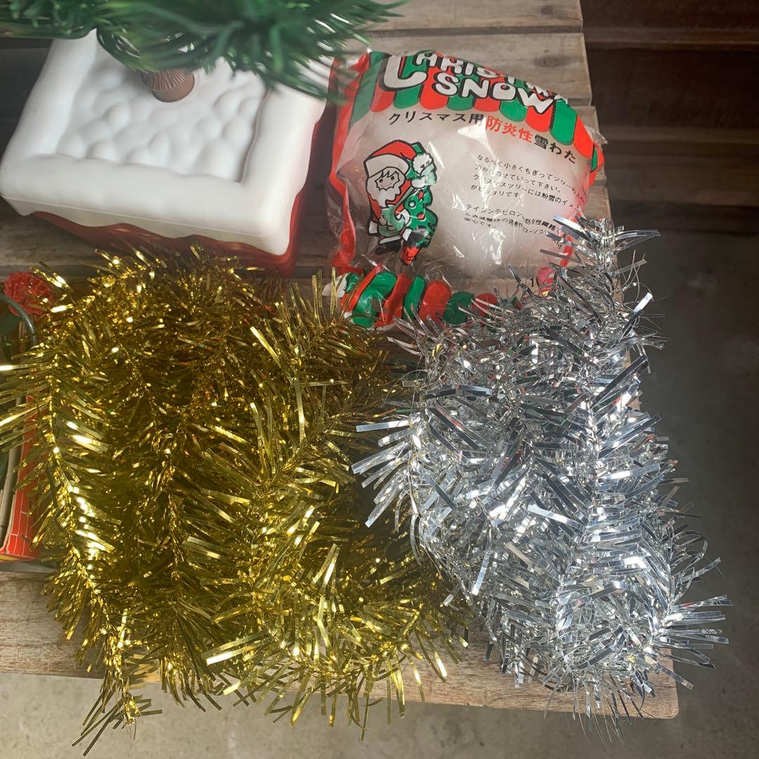 昭和レトロ クリスマスツリーセット - メルカリ