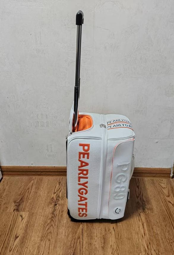 未使用品 PEARLY GATES PG89 キャリーバッグ ホワイト タグ付 - メルカリ