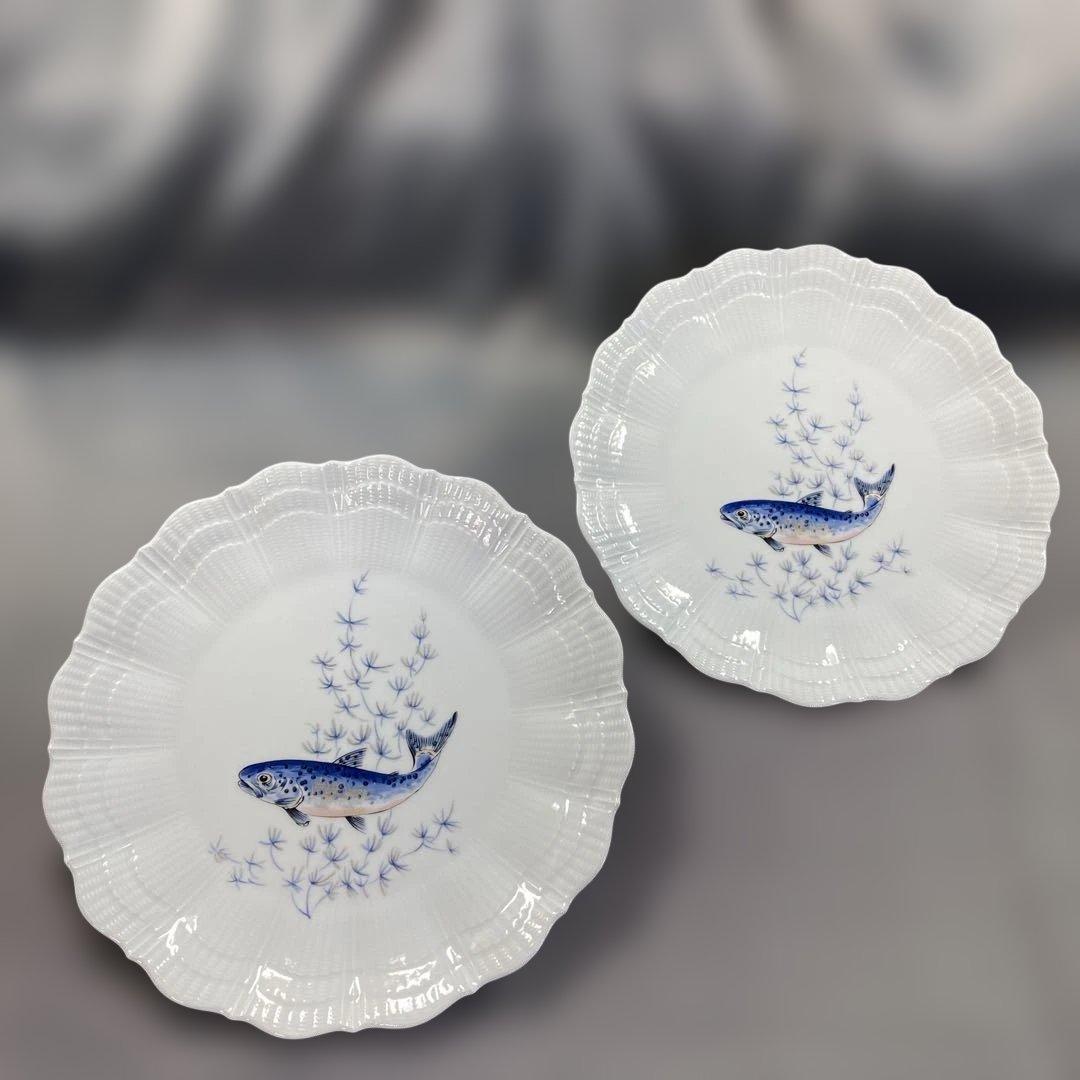 リモージュ ディナープレート 魚 コライユラメール ノブラ ジロー