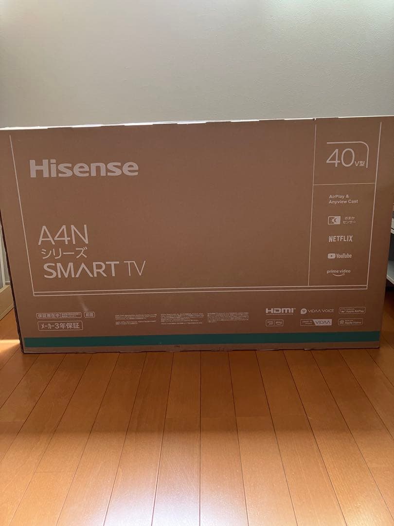 ハイセンス　Hisense 40A4N 新品 ハイセンス（HISENSE） 液晶テレビ 40V型 40A4N : コメリ