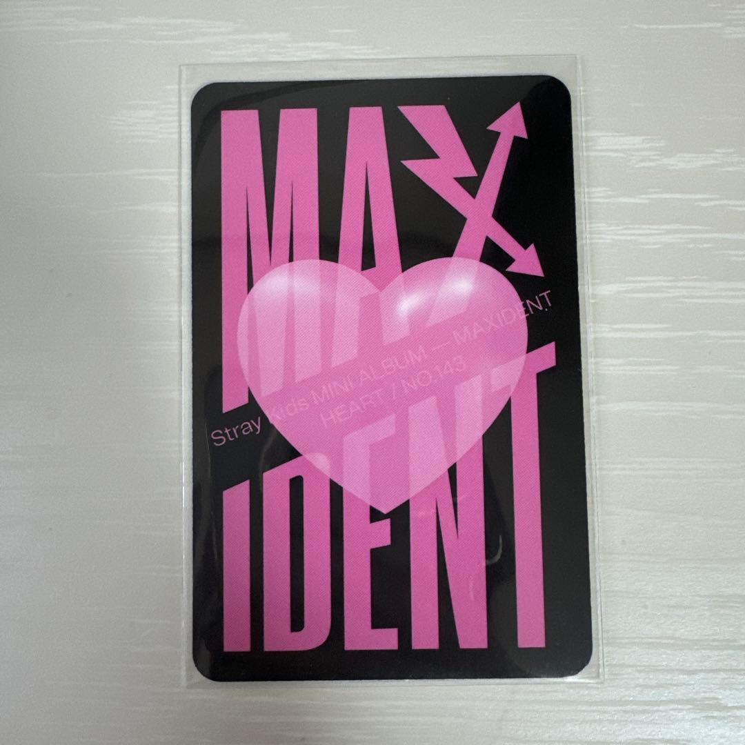 straykids スキズ ハンジソン maxident トレカ ハート - メルカリ