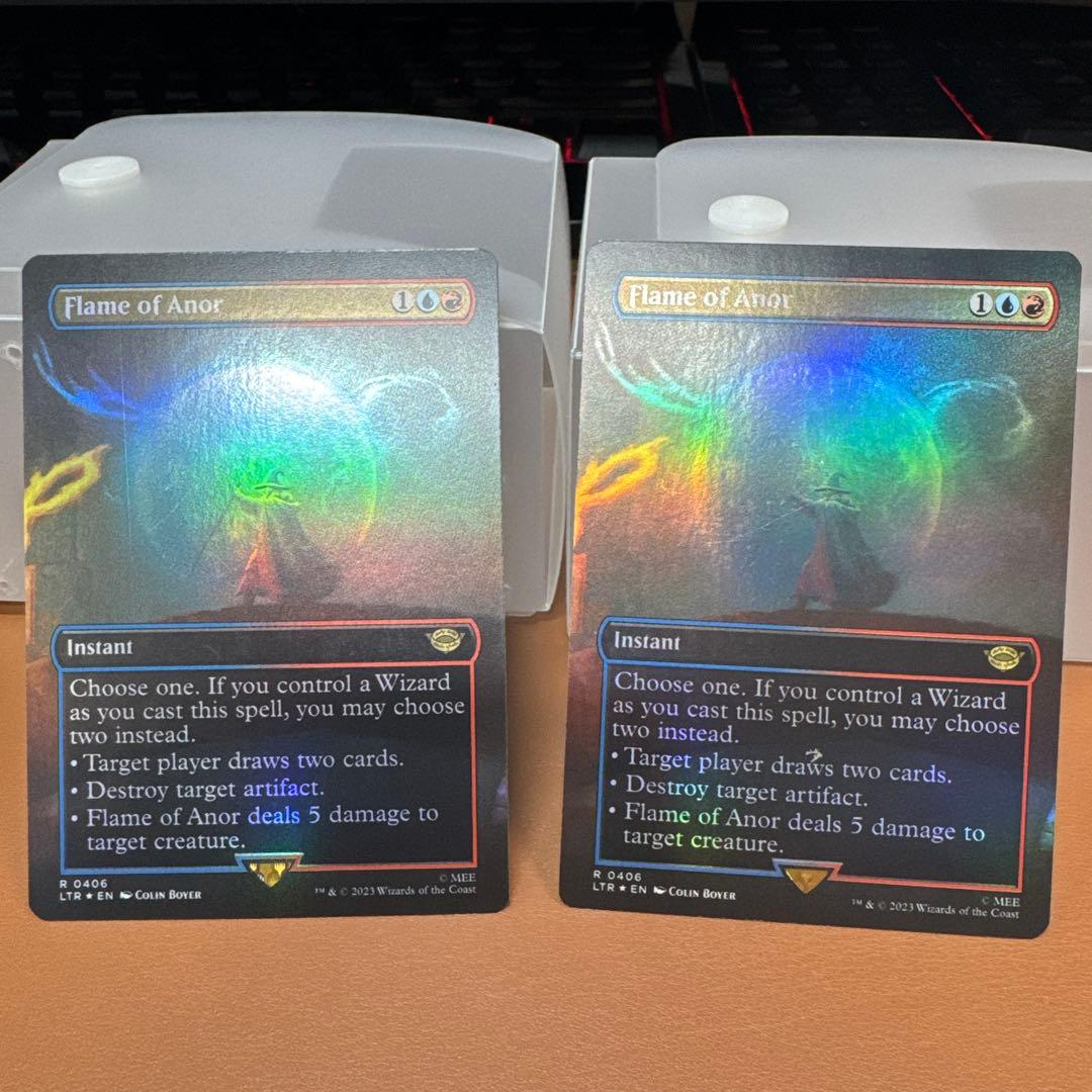 Foil】□ボーダーレス□《アノールの焔/Flame of Anor》 - メルカリ