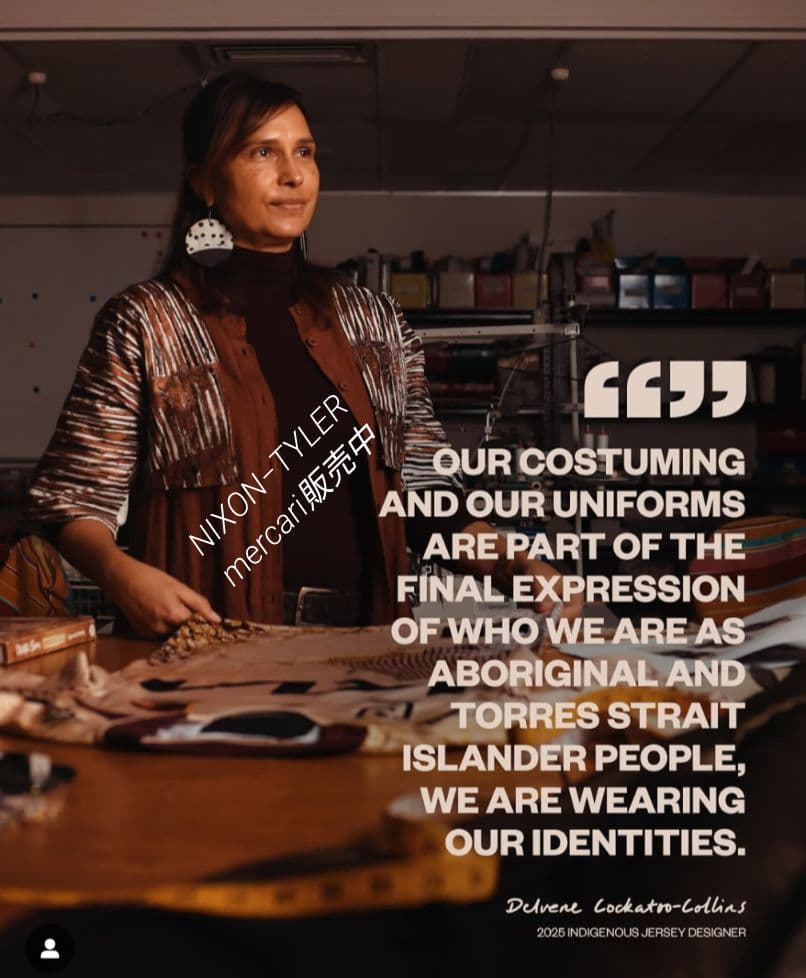 海外Lサイズ】NRL ブリスベン・ブロンコス 2025インディジェナス