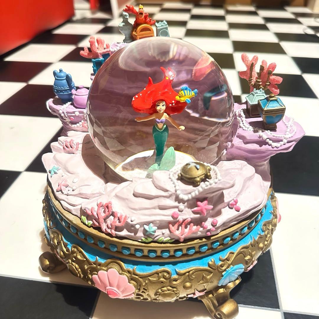 【早い者勝ち！】アリエル スノードーム オルゴール 楽天市場】プレシャスモーメンツ アリエル スノードーム オルゴール