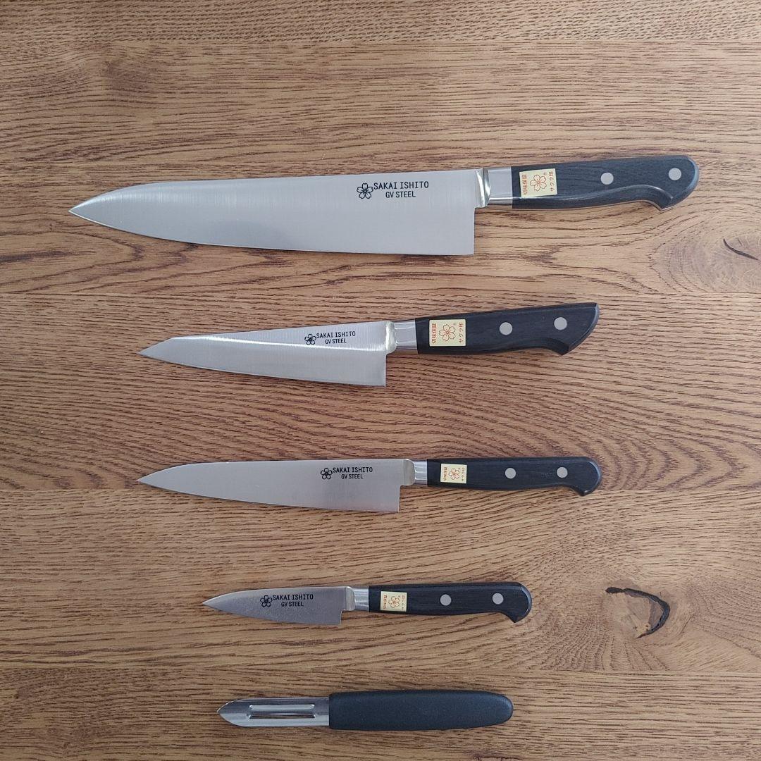 辻調理師専門学校、フランス·イタリア料理包丁セット - メルカリ