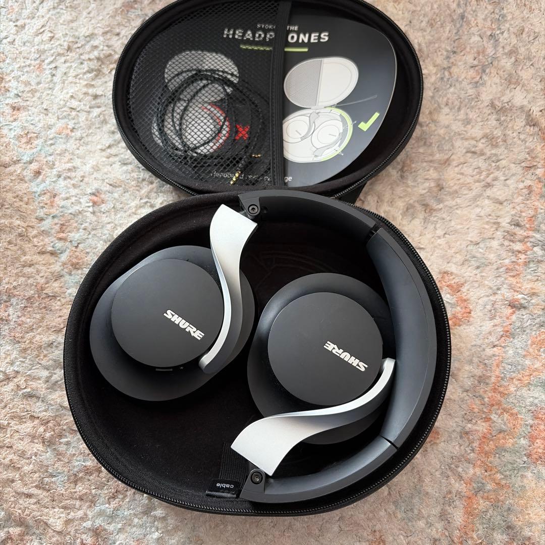 ヘッドホン SHURE AONIC40 SHURE】ワイヤレス・ノイズキャンセリング・ヘッドホン『AONIC 40』が