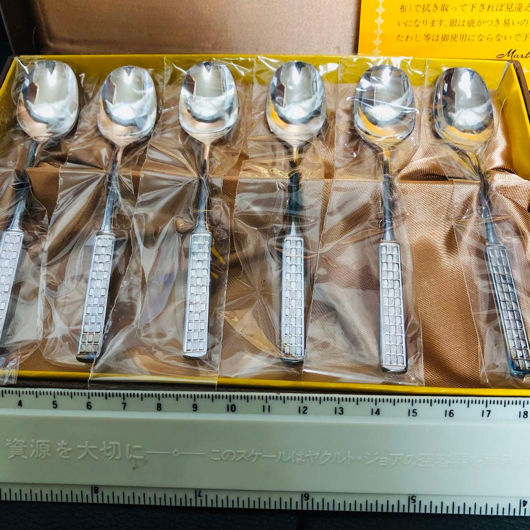 マーシャン Martian スプーンセット 銀メッキ 昭和 - メルカリ