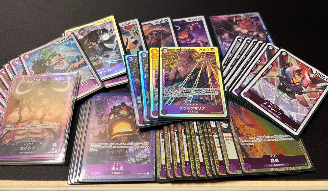 ワンピースカード 紫カイドウデッキ（一部パラレル） - メルカリ