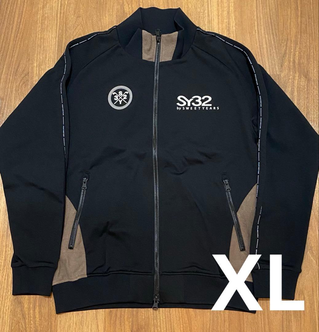 【SY32 SWEET YEARS】メンズ フルジップジャケットXLブラック FAKE LEATHER ZIP HOODIE SY32 by SWEET YEARS ￥47,300(税込) . #SY32