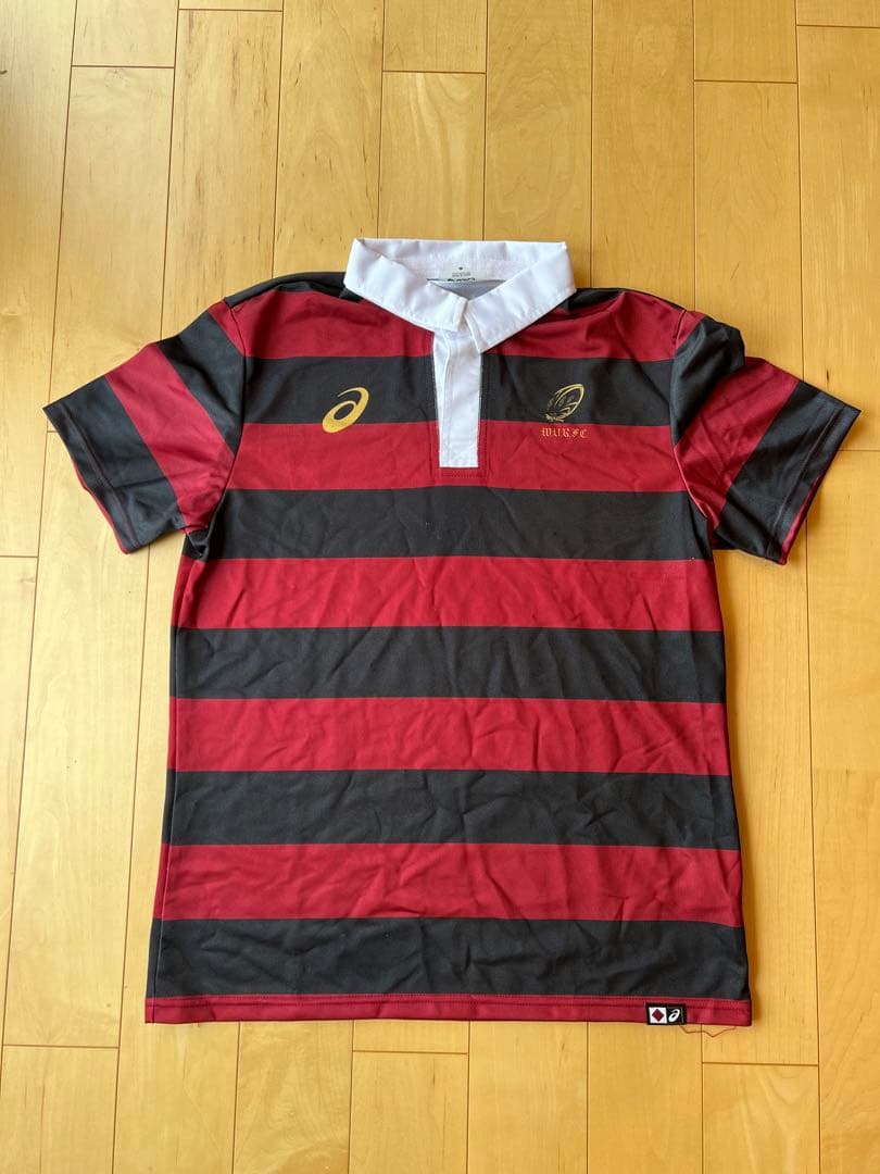 早稲田大学 ラグビーレプリカユニフォーム Lサイズ asics アシックス