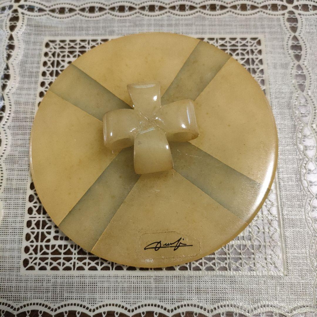 \"未使用\"イタリー製『大理石置き物、小物入れ』高島屋販売