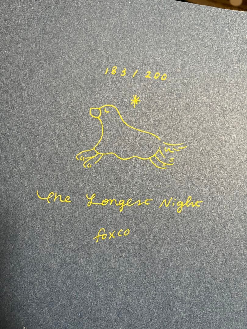 foxco “The Longest Night“ アートブック - メルカリ