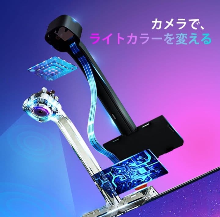 ⭐LEDテープライト 5.0M テレビ用 スクリーン 光同期 屋内装飾