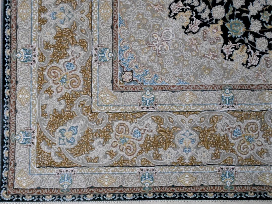 立体柄、144万ノット！本場イラン産 絨毯！100×150cm-200411 - メルカリ