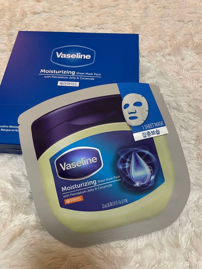 Vaseline Moisturizing Mask Pack基本 Vaseline Mask Pack Intensive Moisture Moisture Moisture 3 Type