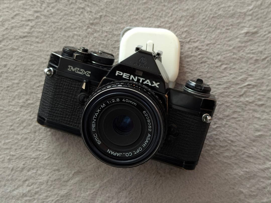 （難有）PENTAX MX・PENTAX-M 40mm f2.8 セット 身につけて街に出かけたくなるパンケーキレンズ｜SMC PENTAX-M 40mm F2