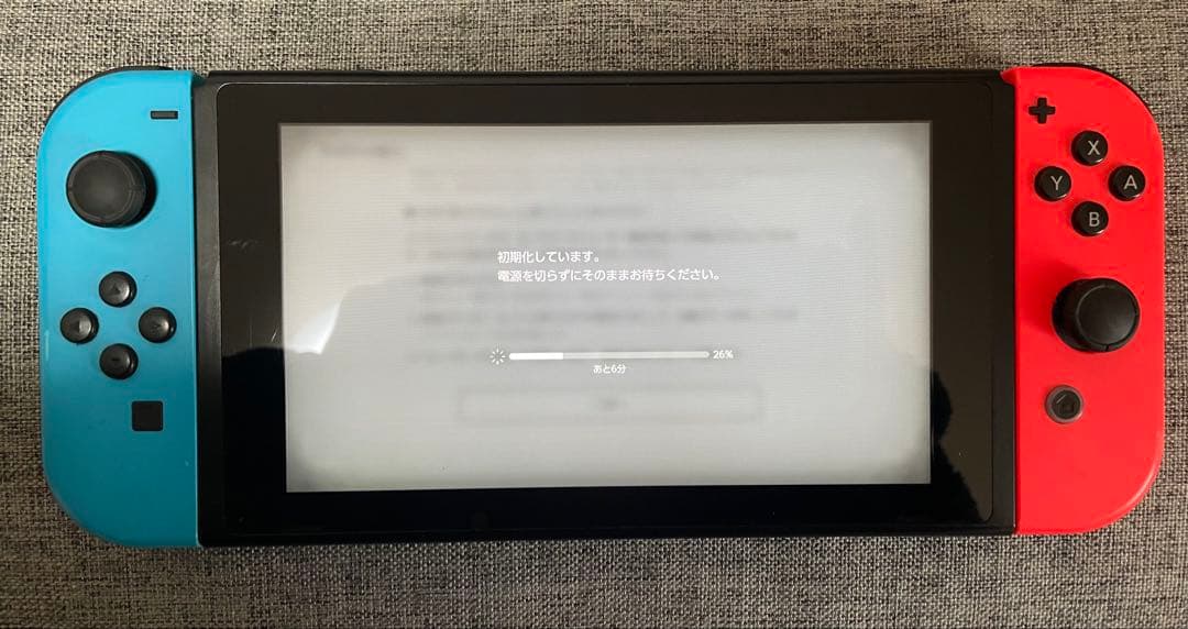 Nintendo Switch 本体 Joy-Con赤青 動作確認済み - メルカリ