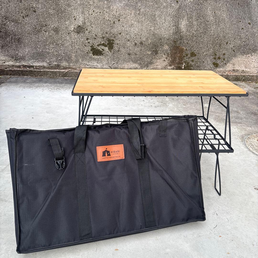 HIBARIフィールドラック2枚、専用バッグ、天板のセット - メルカリ
