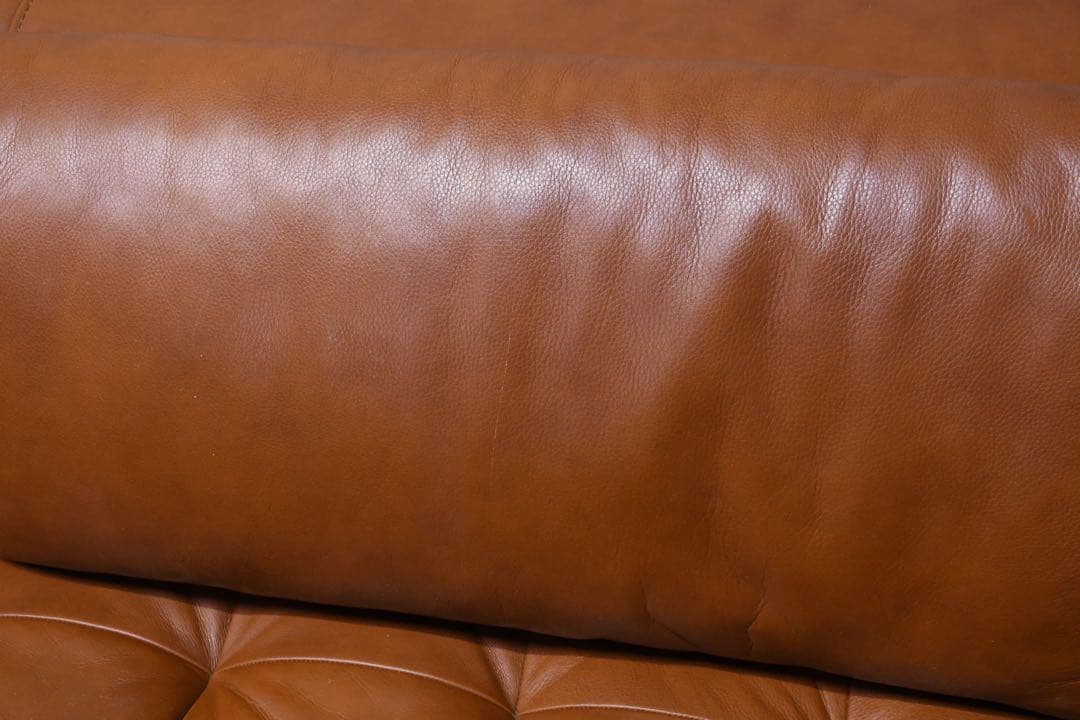 DIK135 ケルビンジョルマーニ 5-6人掛けソファ レザー/総本革張り