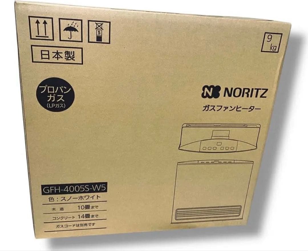 新品 未開封 NORITZ GFH-4005S W5 LP ガス ファンヒータ ノーリツ ガスファンヒーター スタンダードタイプ GFH-4005S（W5