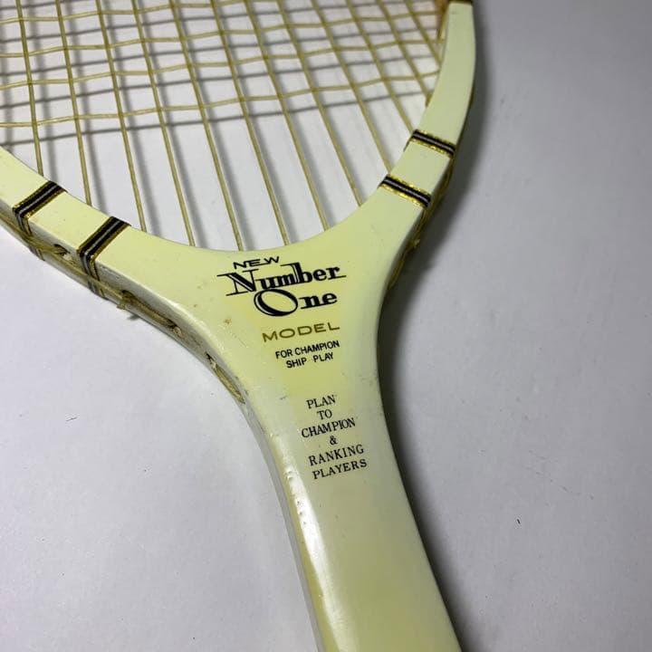 KAWASAKI 軟式テニス 木製ラケット NEW Number One - メルカリ