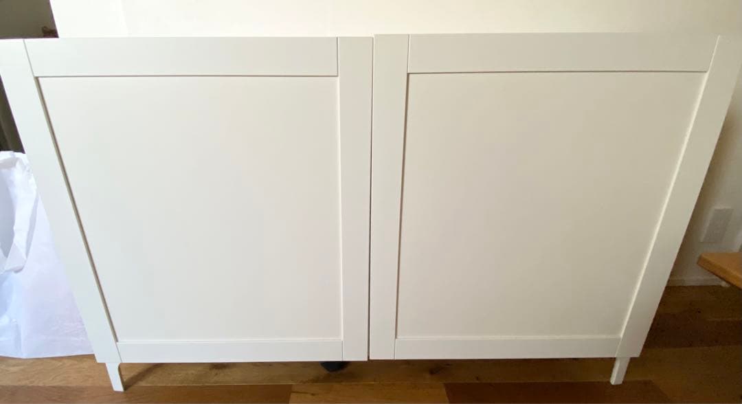 IKEA besta キャビネット BESTÅ ベストー 壁取り付け式キャビネットコンビネーション, ホワイト