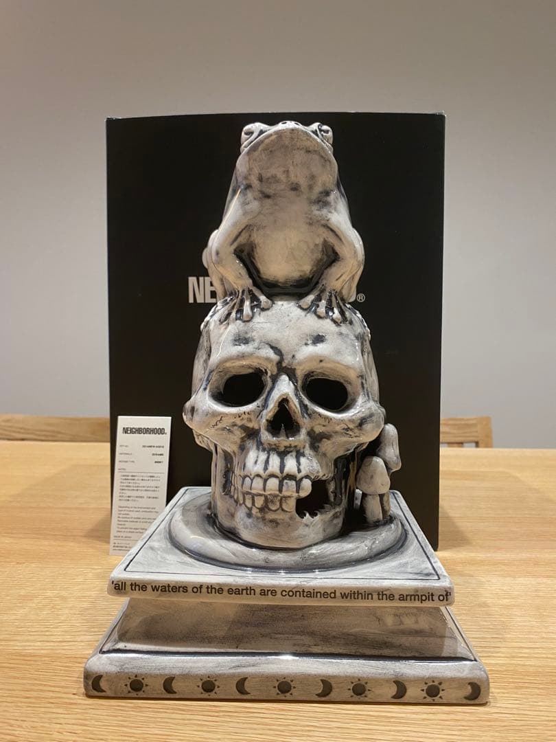 置物 NEIGHBORHOOD GREAT FROG INCENSE CHAMBER Neighborhood Men's x The Great Frog Incense Chamber in Black