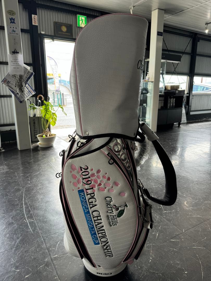 【新品】ゴルフキャディバック　日本女子プロゴルフ選手権限定 新品】ゴルフキャディバック 日本女子プロゴルフ選手権限定 新品