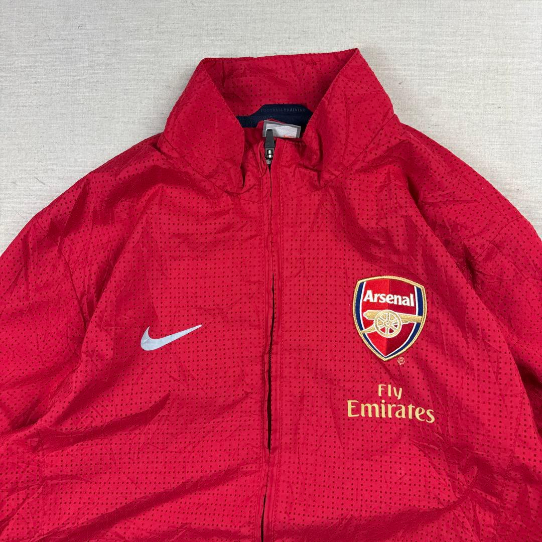 09-10 NIKE アーセナルFC サッカー ナイロンジャケット ジャージ L