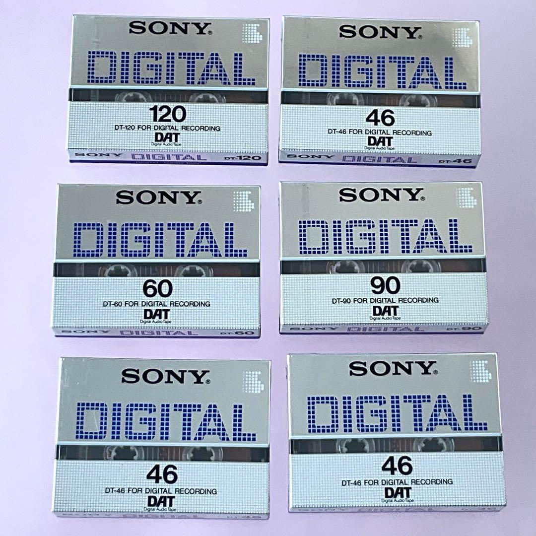 美品☆SONY DAT デジタル オーディオテープ 6本☆カセットテープ 未