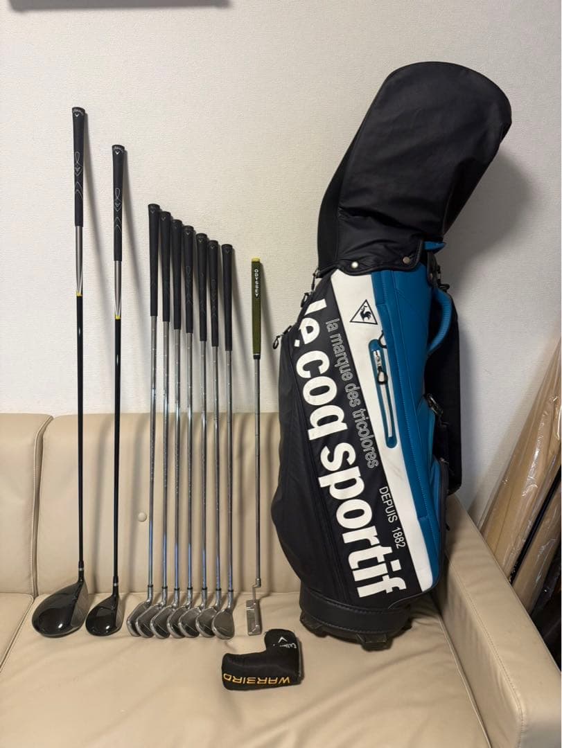 【送料込み】大人気　キャロウェイ　ウォーバード　ゴルフセット　ゴルフバッグ付き ゴルフクラブセット WARBIRD ウォーバード [メンズ /10本セット