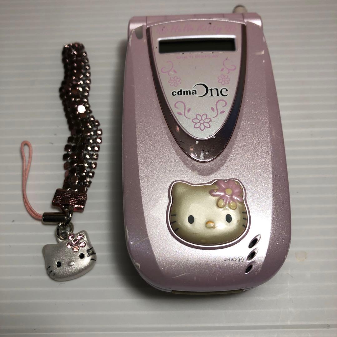 ハローキティ ガラケー C401SA サンリオ ジャンク品 - メルカリ