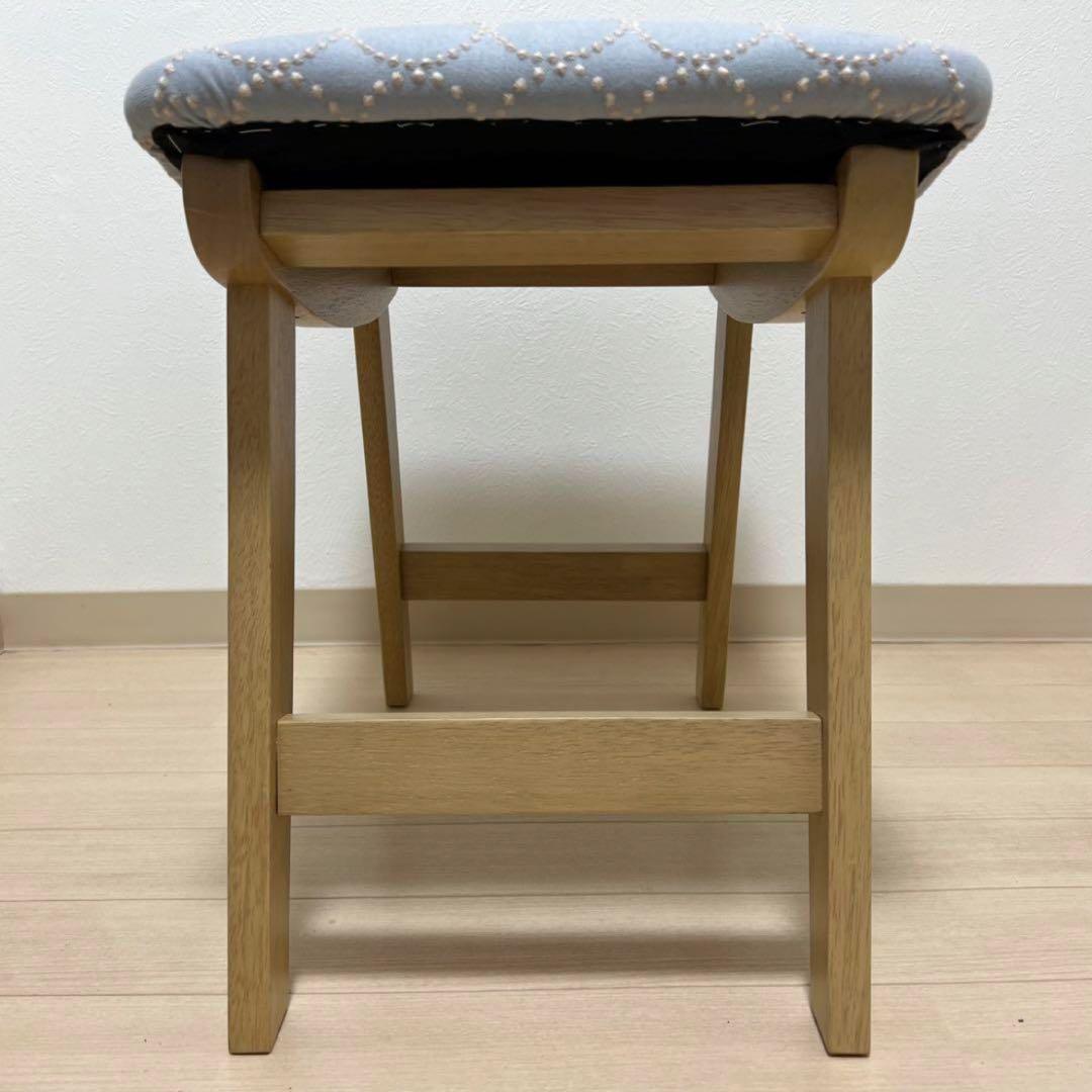 ミナペルホネン スツール タンバリン L4 【ライトグレー/ネイビー】 椅子