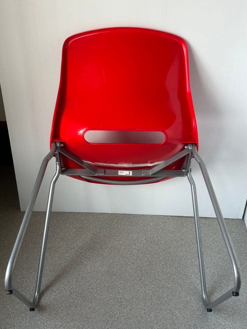IKEA SNILLE オールドイケア 廃盤 チェア ミッドセンチュリー 椅子赤
