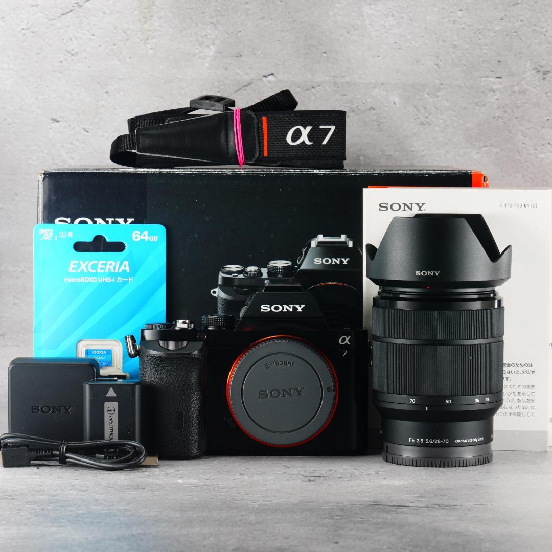 美品1,630回！世界初フルサイズミラーレスSONY α7 ILCE-7K ソニー SONY α7の徹底レビュー ILCE-7 フルサイズ・ミラーレス /monox