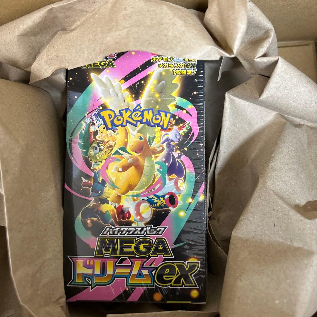 185.5gポケモンカードゲーム MEGA ドリームex シュリンク付き ポケモンカードゲーム MEGAドリームex BOX MEGA ハイクラスパック 新品